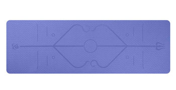 Yoga Mat with Position Line Non Slip Carpet