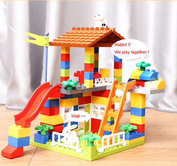 Slide Blocks Compatible Castle Brick Toys For Children