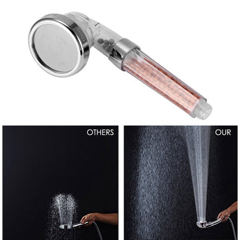 Bath Head Adjustable High Pressure Stone Stream Handheld Shower