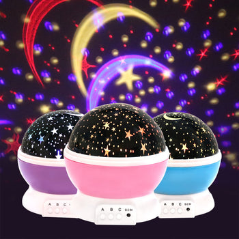 Luminous Toys Romantic Starry Sky LED Night Light Projector
