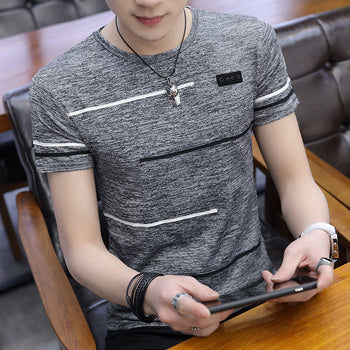 Korean Short Sleeve T Shirt Men