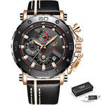 2019 LIGE New Fashion Mens Watches