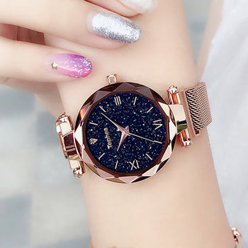 Luxury Magnetic Starry Sky Women Watches